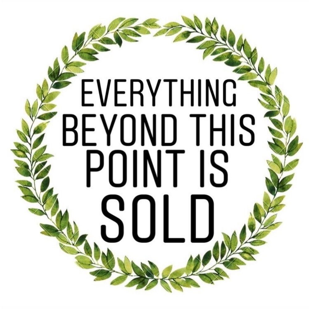 Everything’s ✨SOLD✨ below